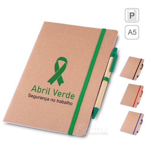 caderno eco personalizado