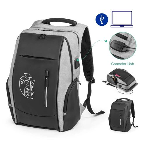 Mochila grande para notebook personalizada para brindes 92320 Lyon